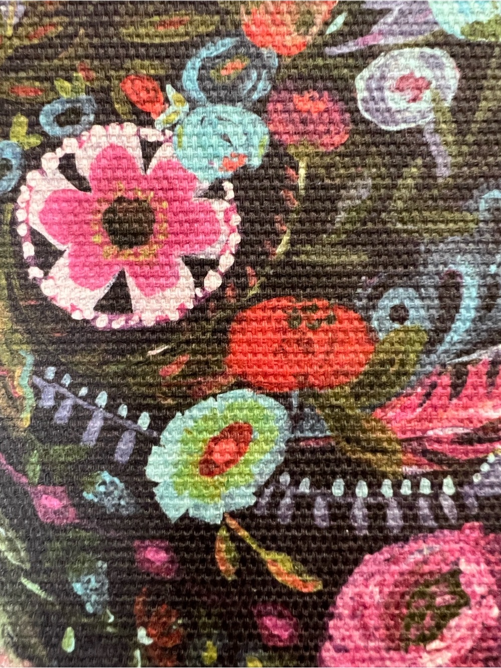 Studio Oh! Floral Canvas DECONSTRUCTED JOURNAL Notebook w/Elastic Closure - Picture 6 of 6
